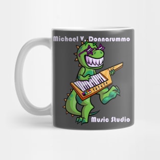 T Rex with Studio Name no circle Mug